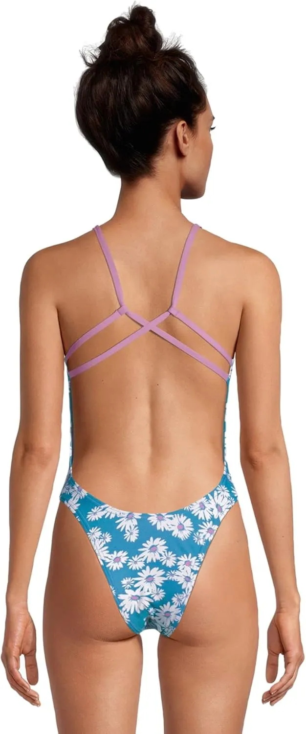 Speedo Women's Swimsuit One Piece Endurance Fixed Back Double Strap