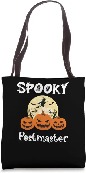 Spooky Postmaster Funny Halloween Tote Bag