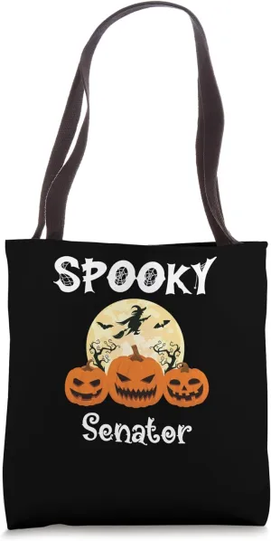 Spooky Senator Funny Halloween Tote Bag