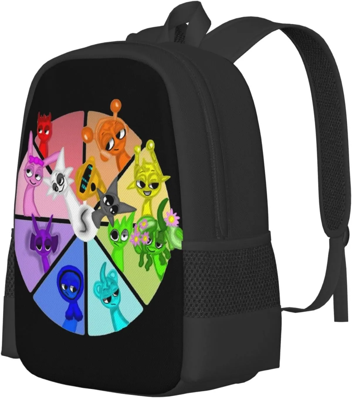 Sprunki Backpack Fashion Casual Travel Bag Classic Print Backpack