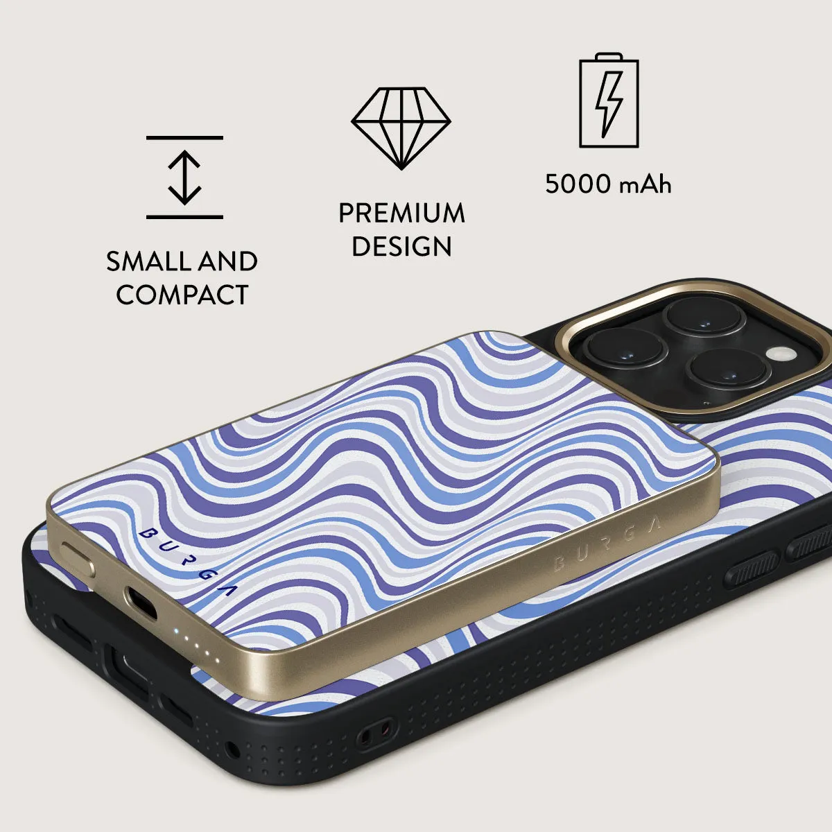 Stay Groovy - Magnetic Power Bank