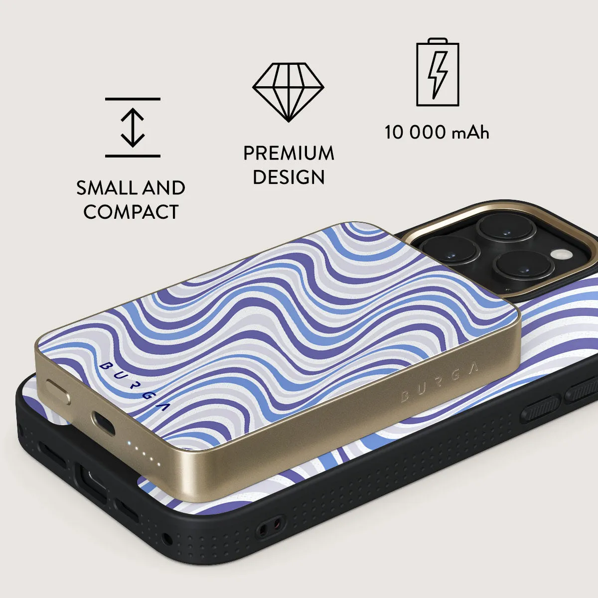 Stay Groovy - Magnetic Power Bank