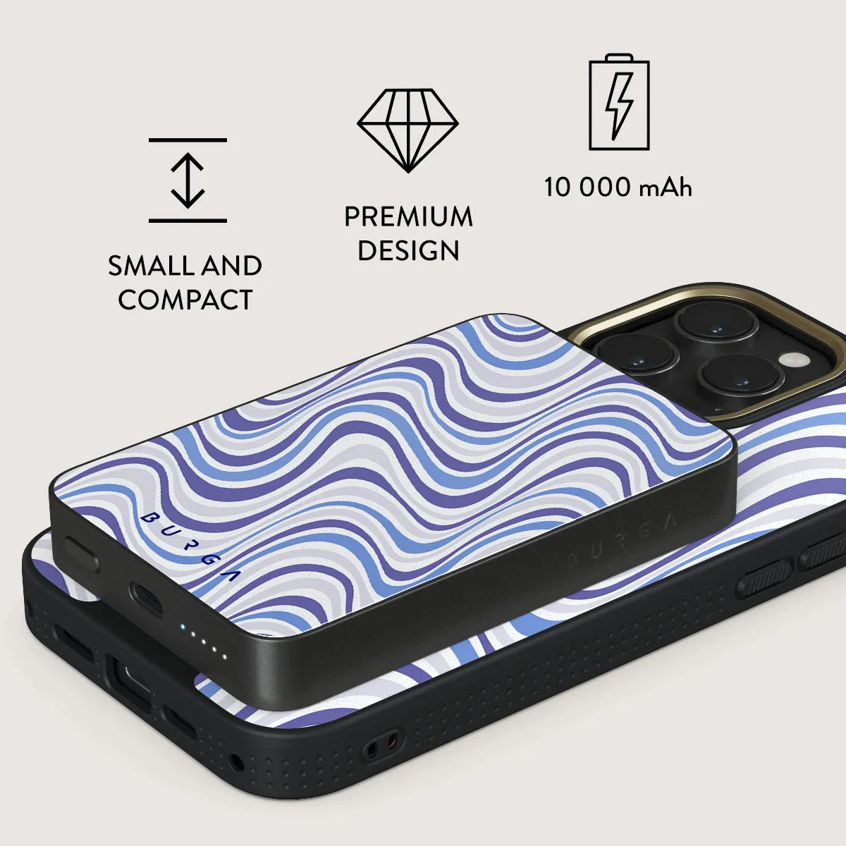 Stay Groovy - Magnetic Power Bank