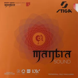Stiga Mantra Sound Table Tennis Rubber | Medium Hard Professional Table Tennis Sheet for Maximum Speed & Control - Made in Japan