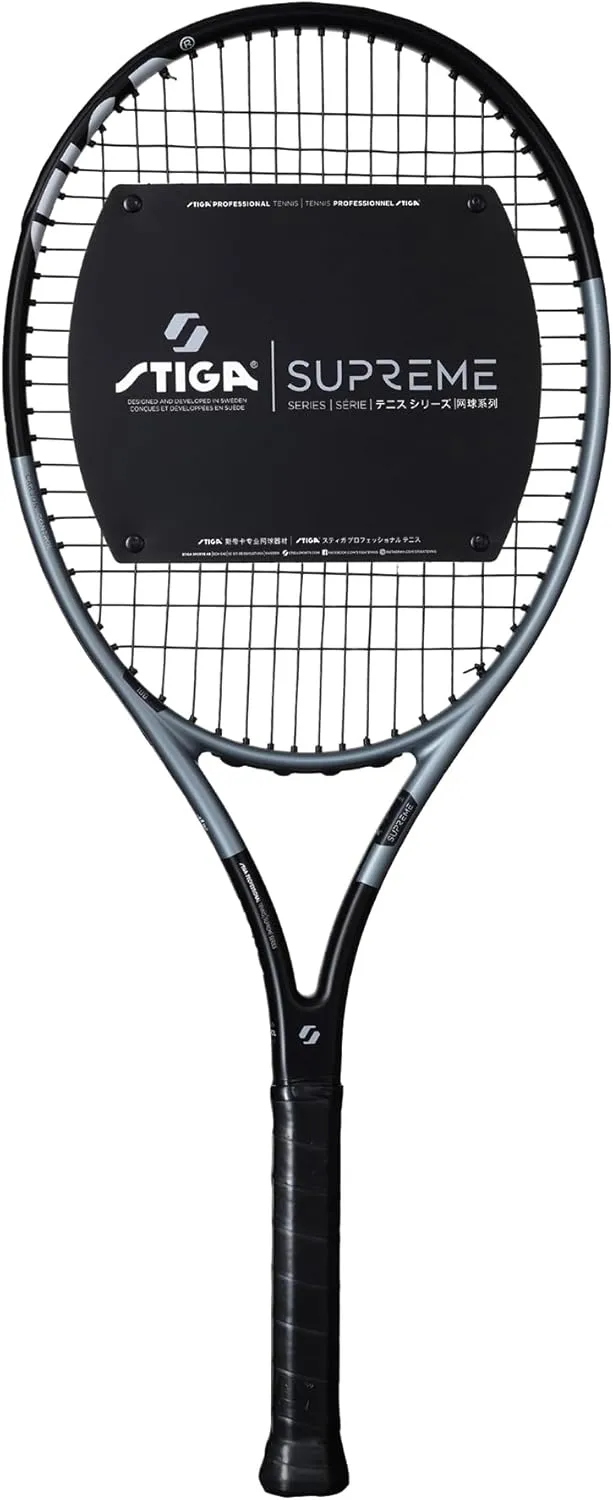STIGA Tennis Racket Supreme 26 JR, Lightweight Pre-Strung Speed Racket for Junior Tennis Players (9-12yrs)