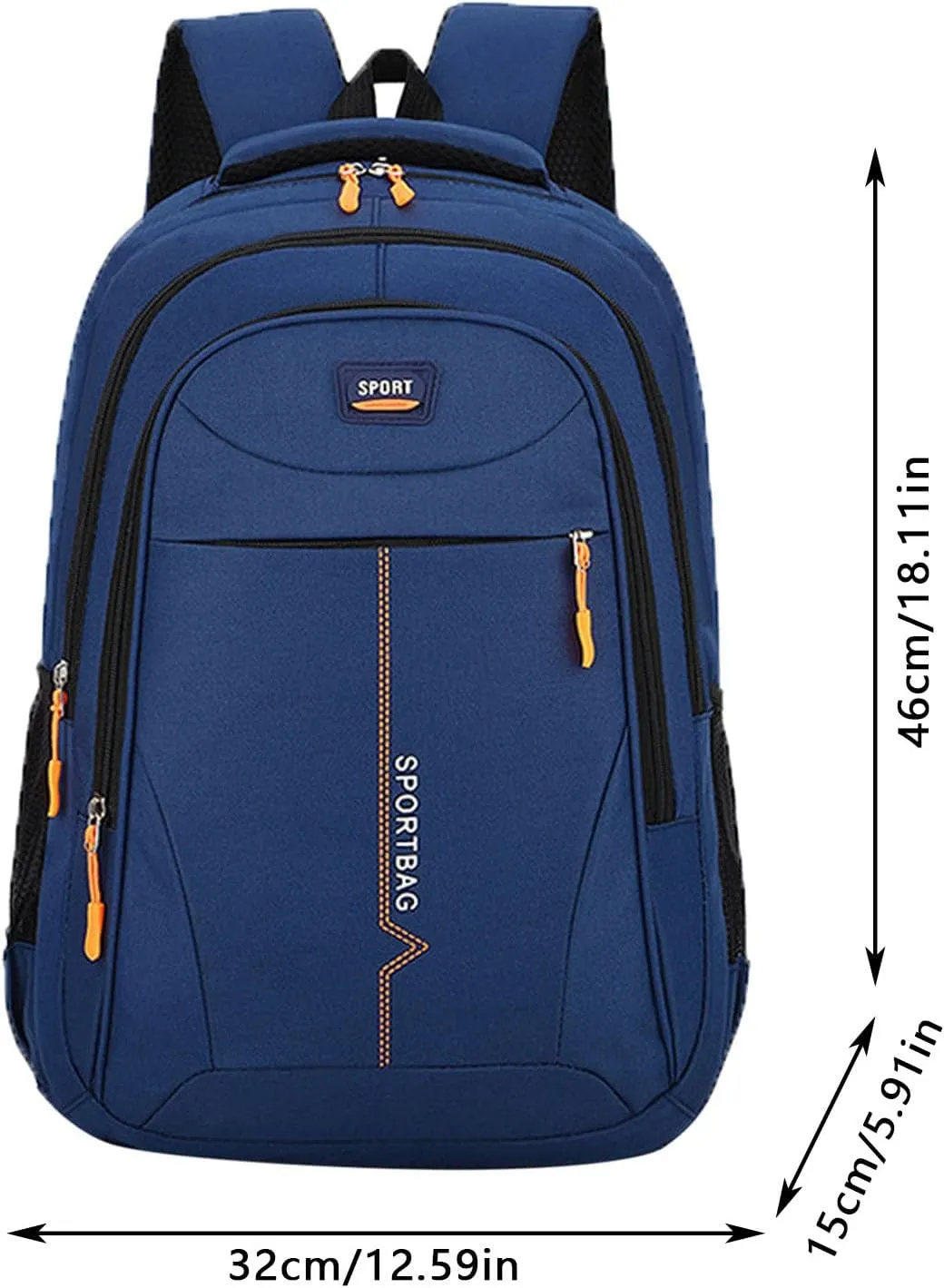 Student Backpack Fashionable New Pattern Practical Large Capacity Comfortable Backpack for (Grey, One Size)