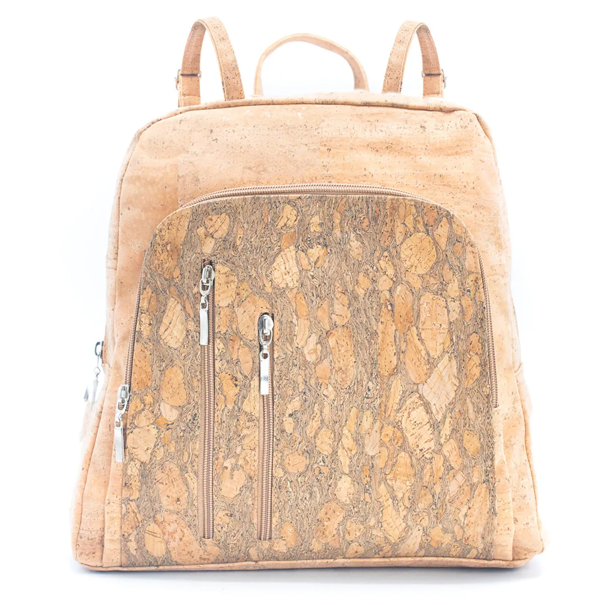 Stylish and Spacious: Women's Large Capacity Printed Cork Backpack