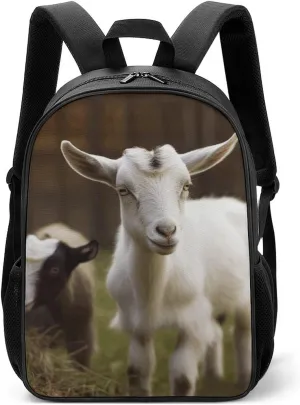 Stylish Backpack, Cute Goat Print Durable Backpack Travel Backpack Hiking Backpack Ergonomic Backpack Comfortable Backpack