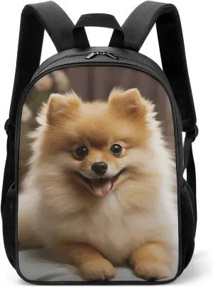 Stylish Backpack, Cute Pomeranian Dog Print Durable Backpack Travel Backpack Hiking Backpack Ergonomic Backpack Comfortable Backpack
