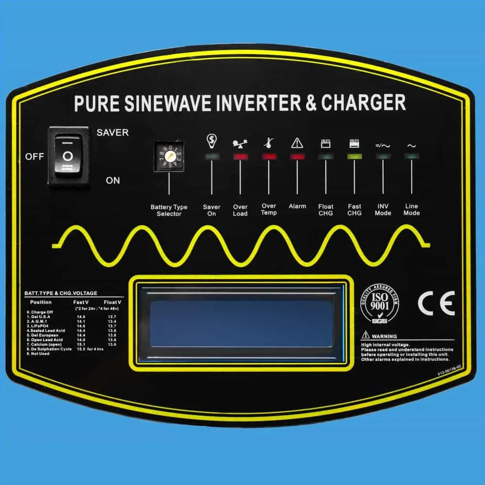 SunGold Power 12000W 48V Split Phase Pure Sine Wave Inverter Charger