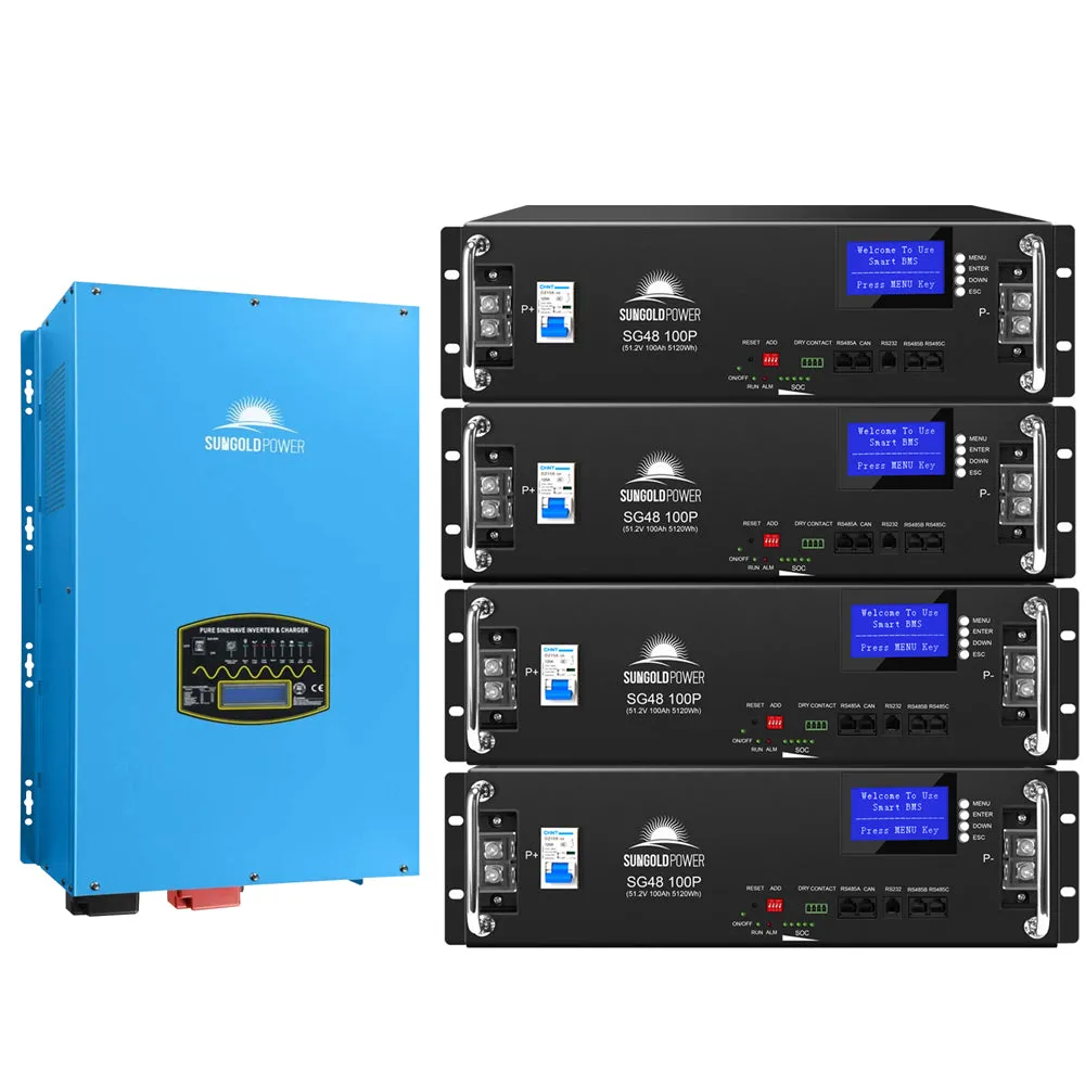 SunGold Power 15000W 48V Split Phase Pure Sine Wave Inverter Charger