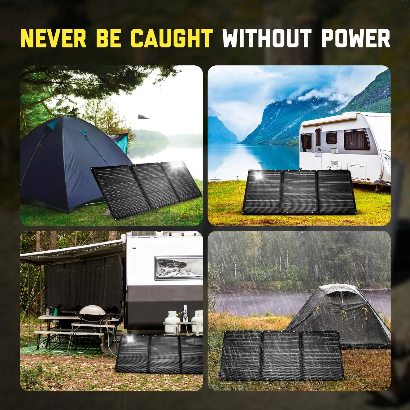 SunJack 120 Watt Portable Solar Panel Charger