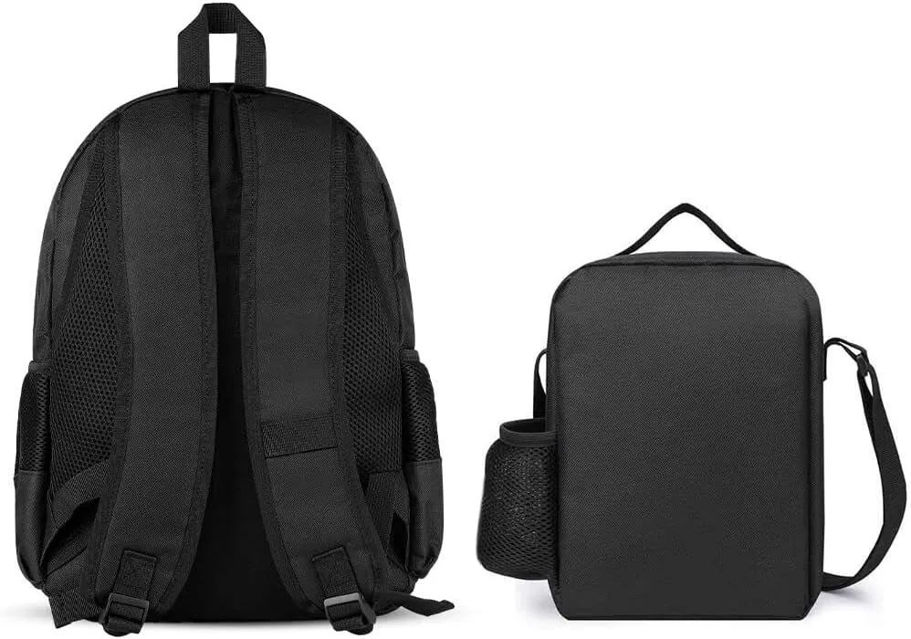Supdreamc Big Capacity Backpack, Afro Women African American Black Woman Art Bookbag, 3 Piece College Daypack, Camping Outdoor Backpack, Business Computer Bag   Lunch Bag   Pencil Bag