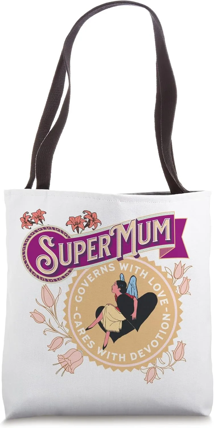 Super Mum Mother's Day Flowers – Governs with love Tote Bag