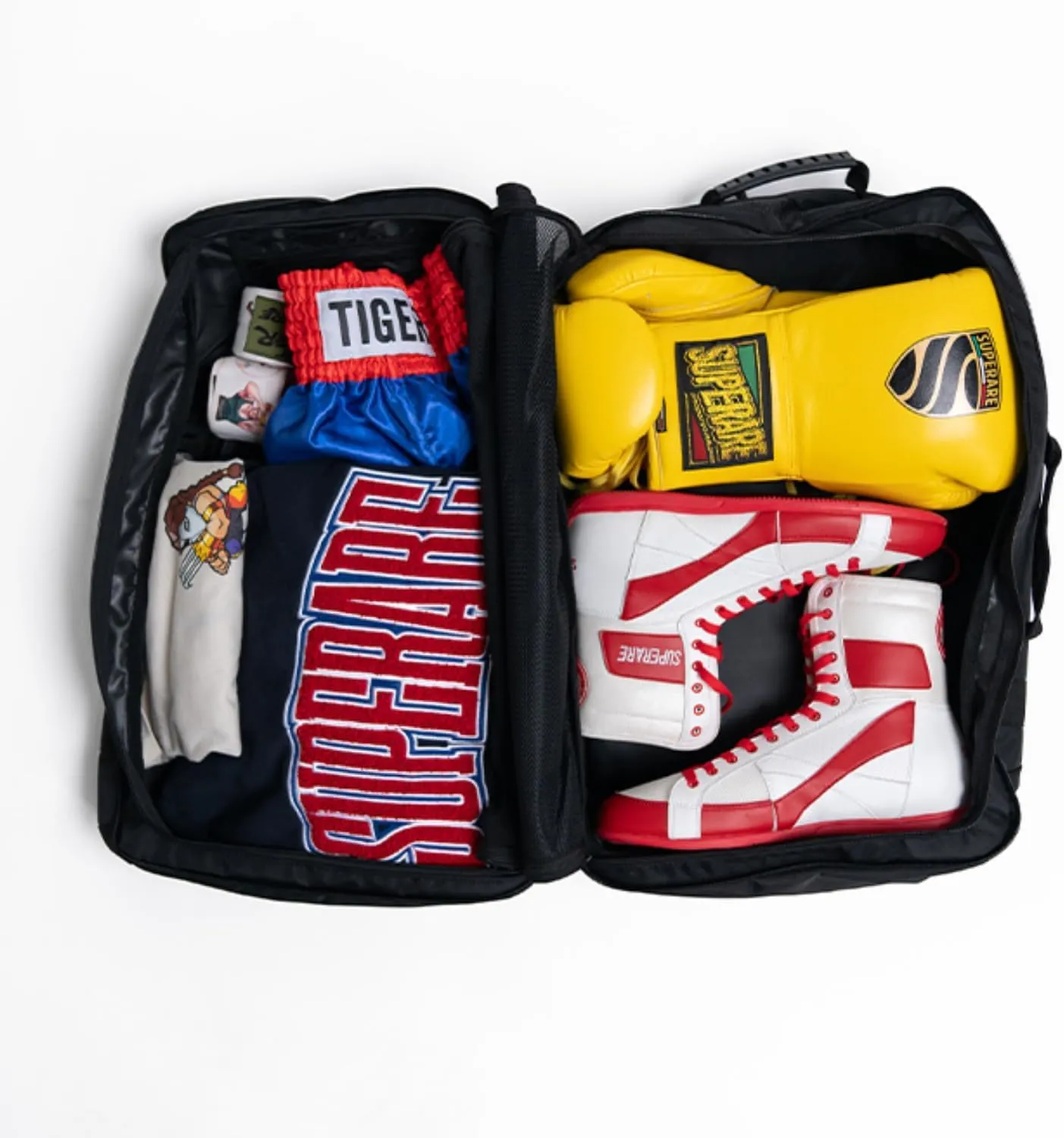 Superare Diario Gym Backpack, Boxing Gym Bag and Large Travel Backpack for Men, Ventilated, Moisture-Resistant Gear Bag with Laptop Sleeve, Ideal for Athletes and Travel
