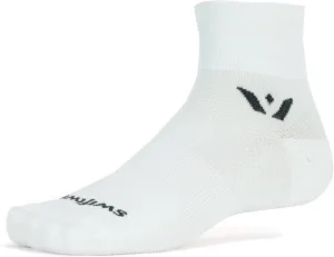 Swiftwick- ASPIRE QUARTER CREW Running & Cycling Socks, Lightweight, Compression Fit
