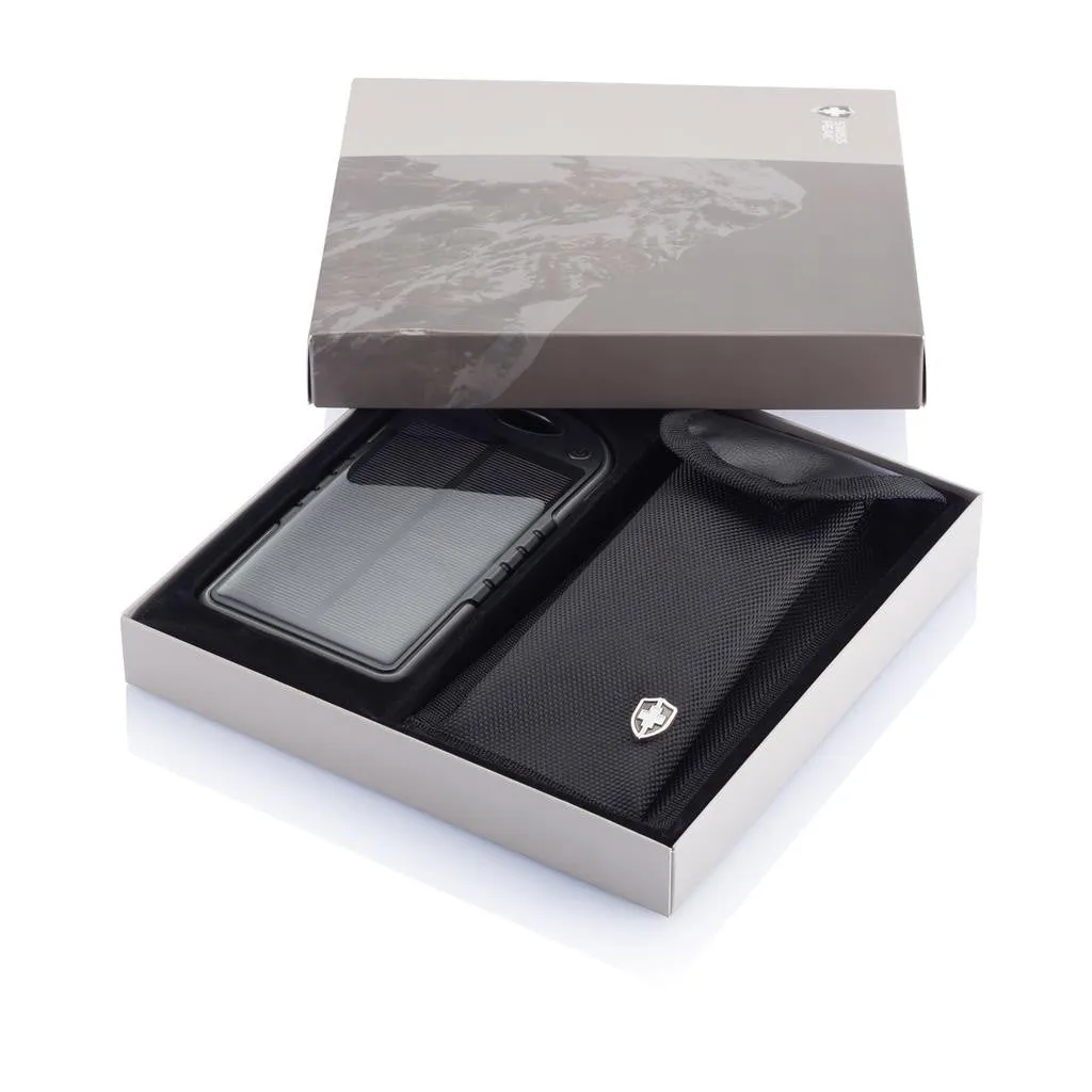 Swiss Peak water resistant solar charger