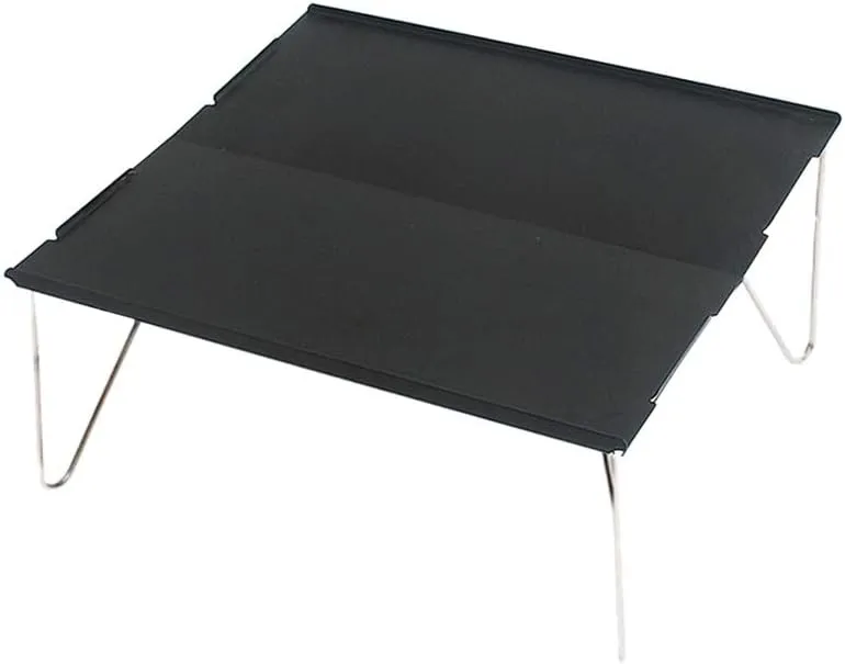TEmkin Outdoor Folding Table Durable Aluminum Plate Portable Table Lightweight Mini Furniture for Barbecue Camping Picnic Hiking
