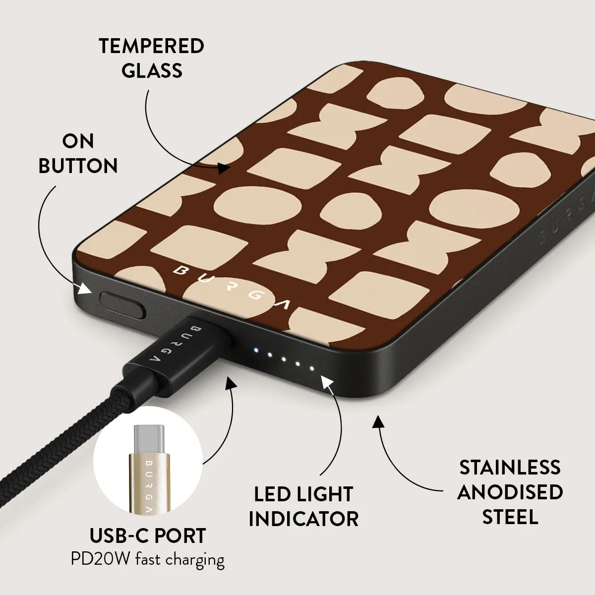 Terracotta - Magnetic Power Bank