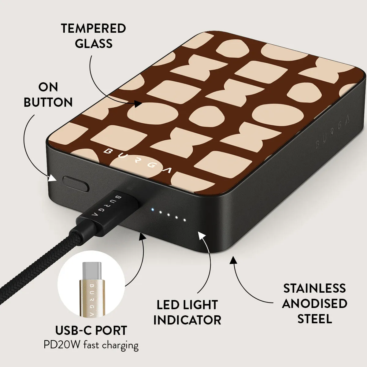 Terracotta - Magnetic Power Bank