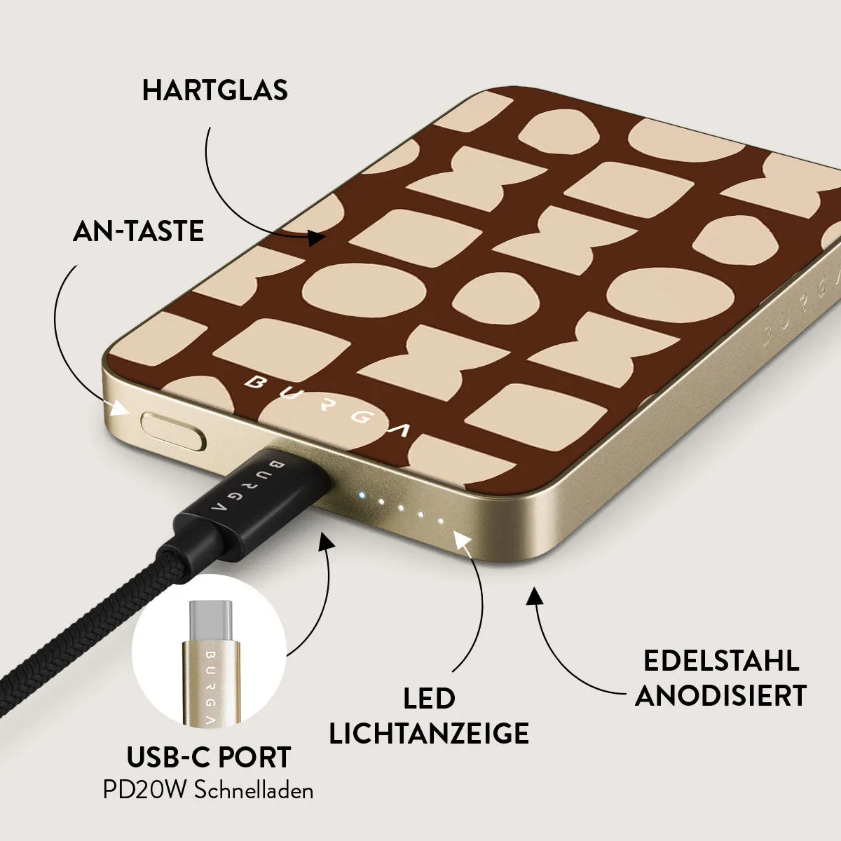 Terracotta - Magnetic Powerbank