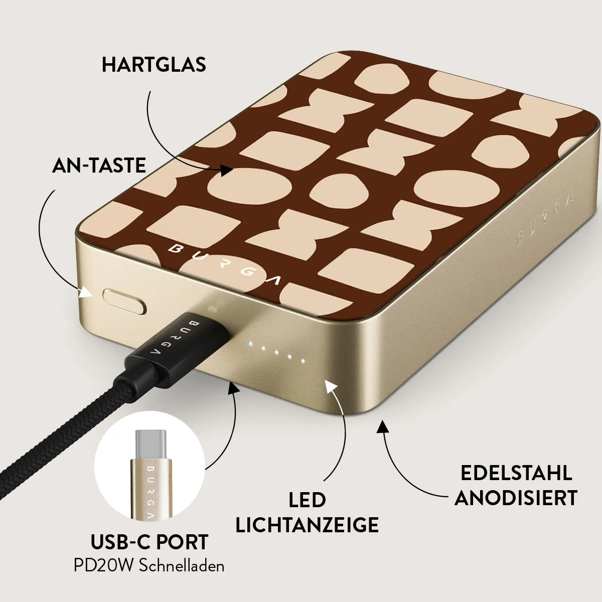 Terracotta - Magnetic Powerbank