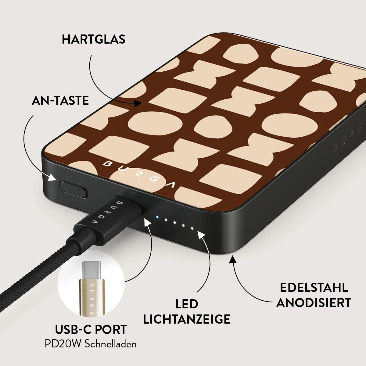 Terracotta - Magnetic Powerbank