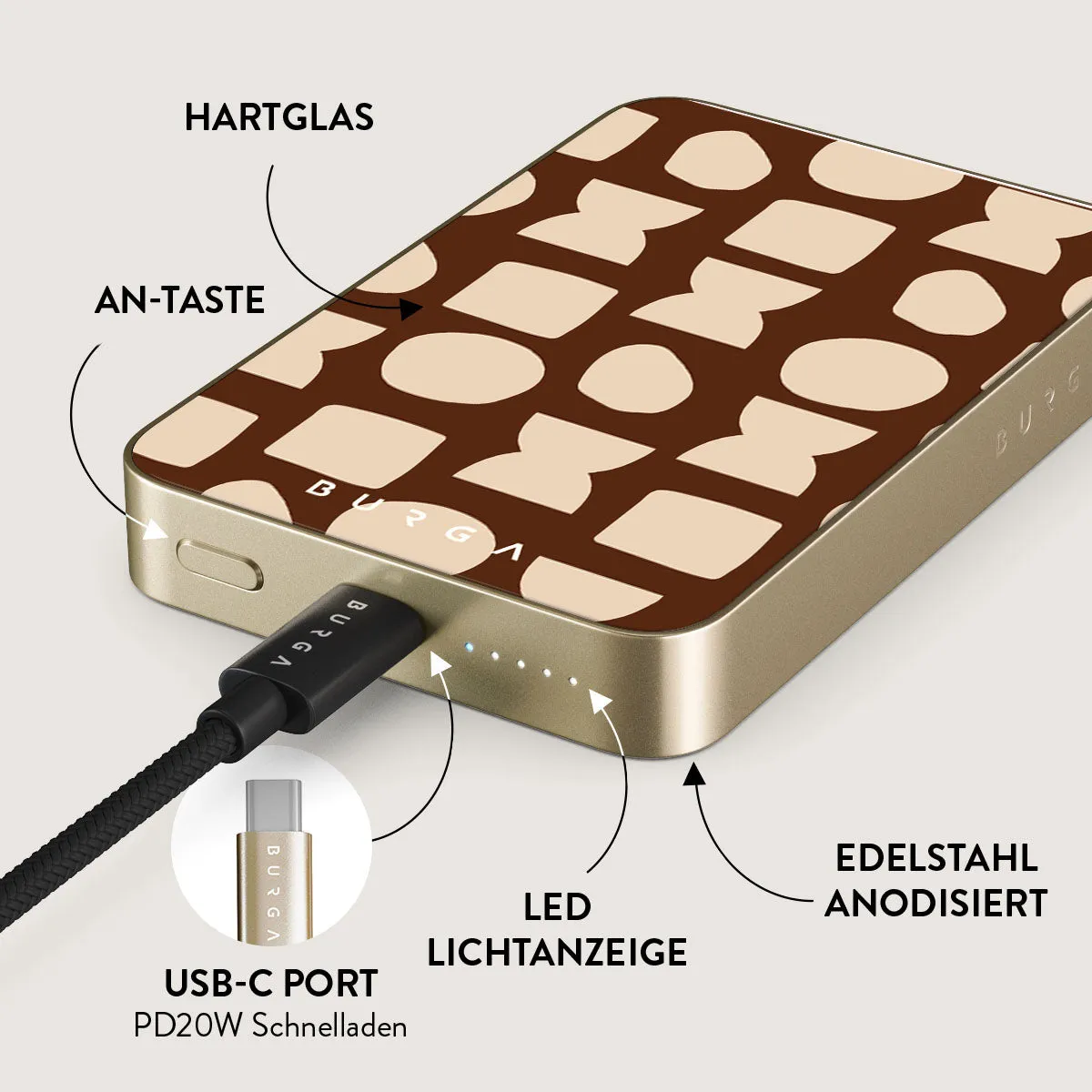 Terracotta - Magnetic Powerbank