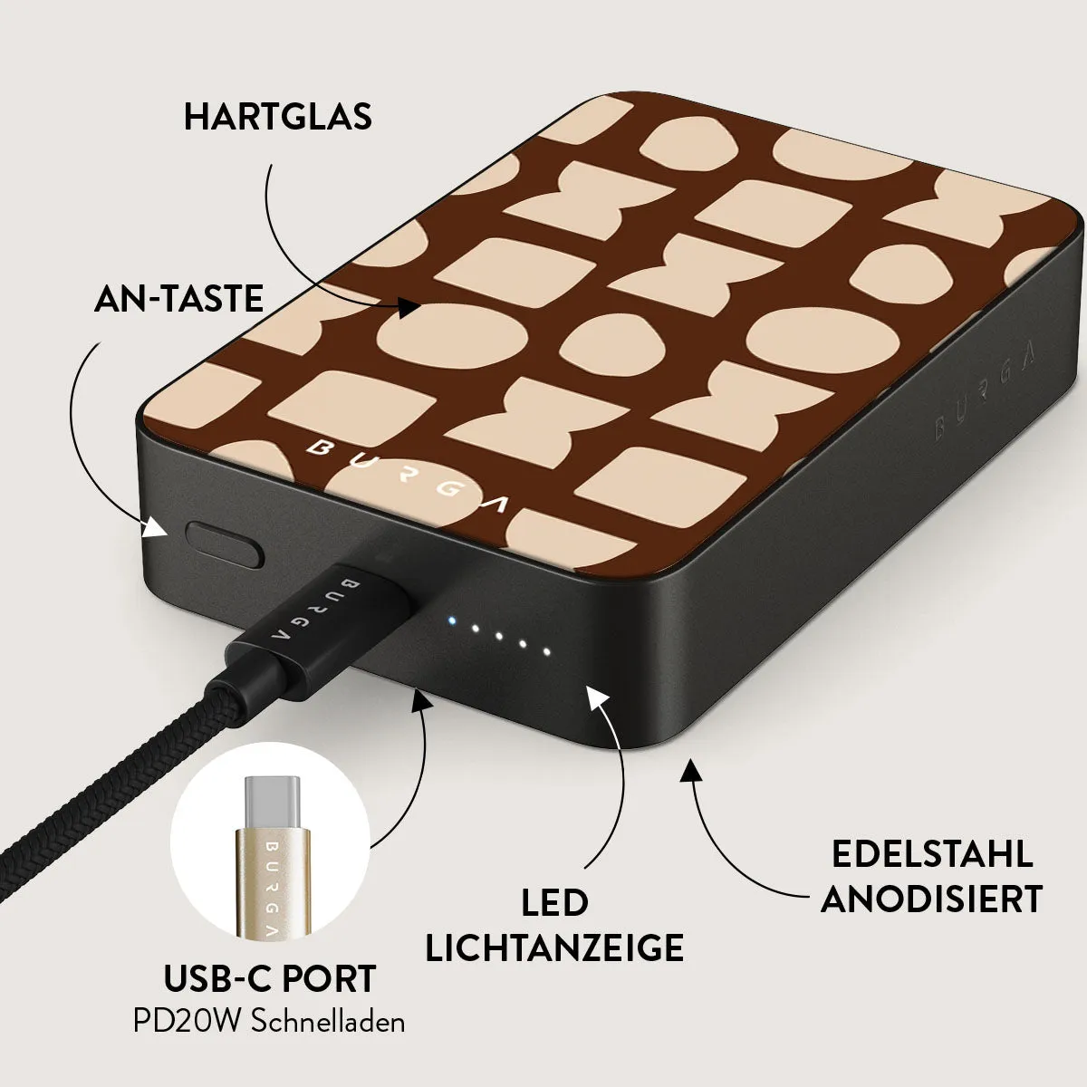 Terracotta - Magnetic Powerbank