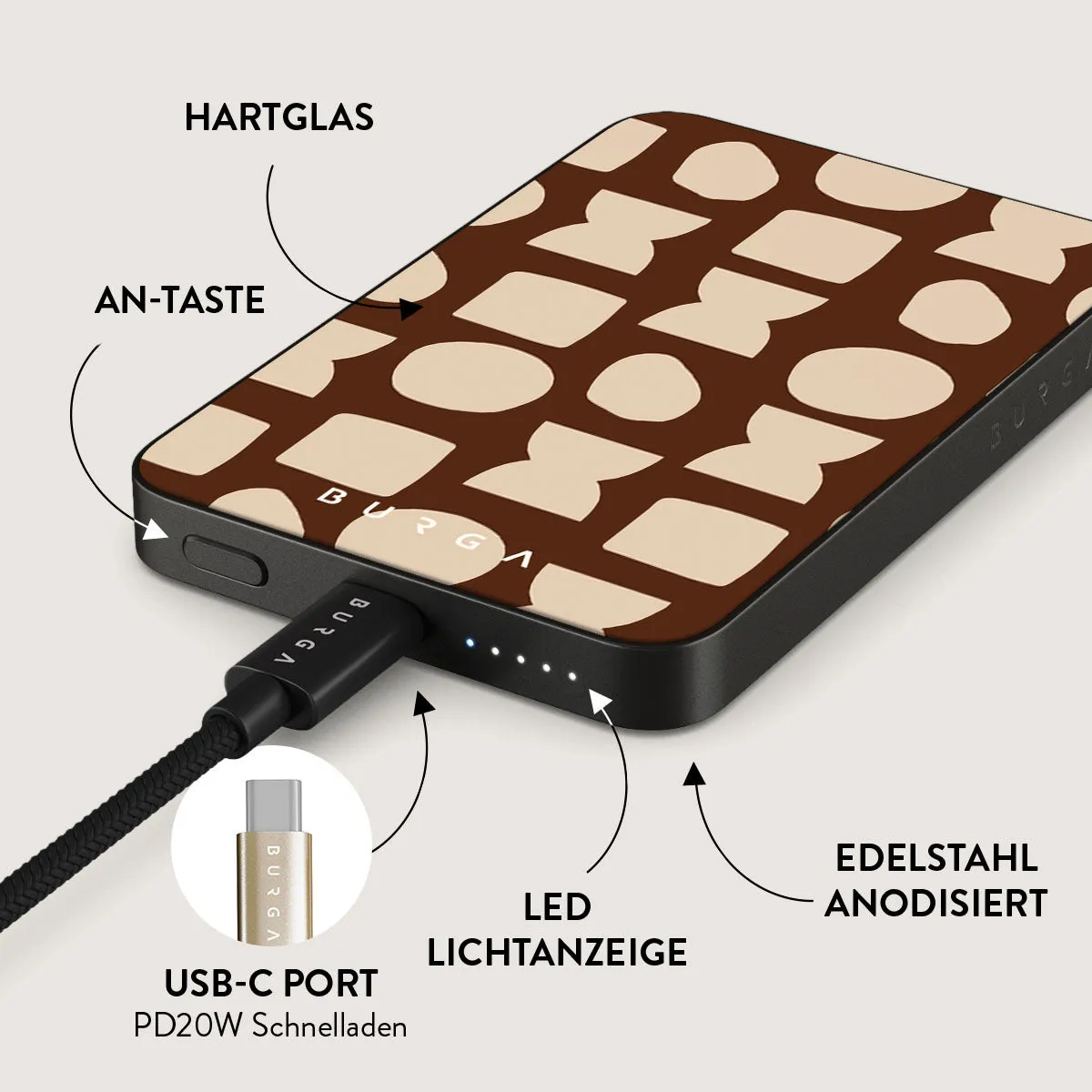 Terracotta - Magnetic Powerbank