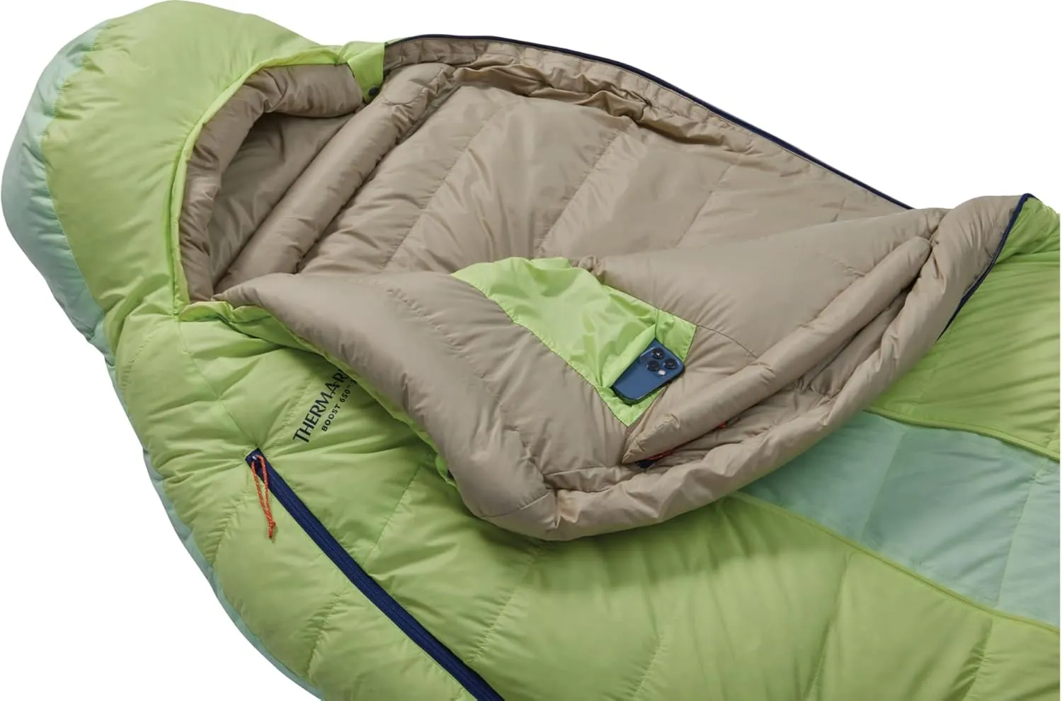 Therm-a-Rest Boost 650 32F/0C Down Sleeping Bag, Regular