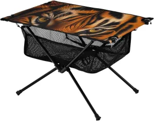 Tigers Eyes Portable Folding Camping Table, Compact Lightweight Beach Table with Carrying Bag for Outdoor Picnics, BBQs, Camp