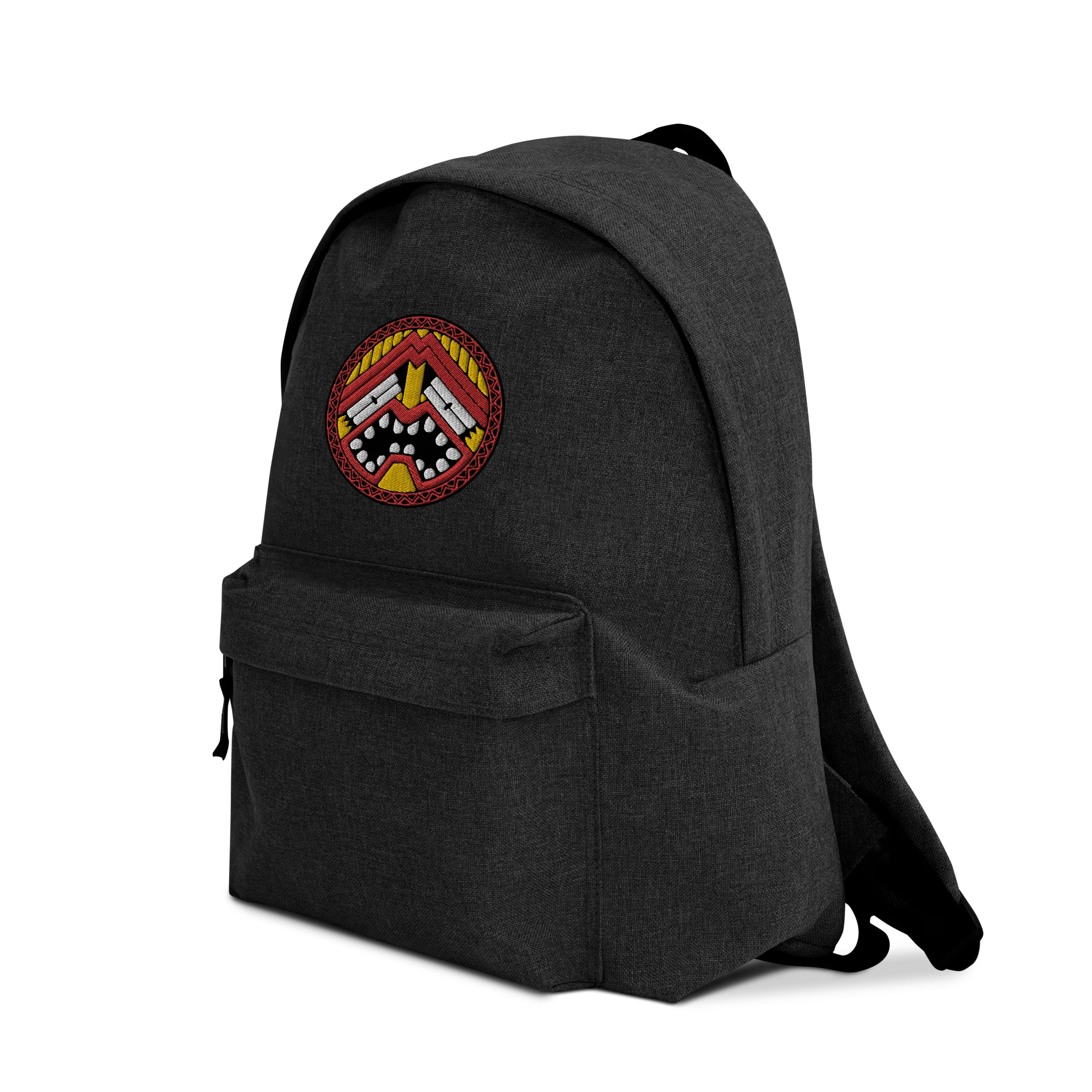 Tiki Face One Embroidered Backpack