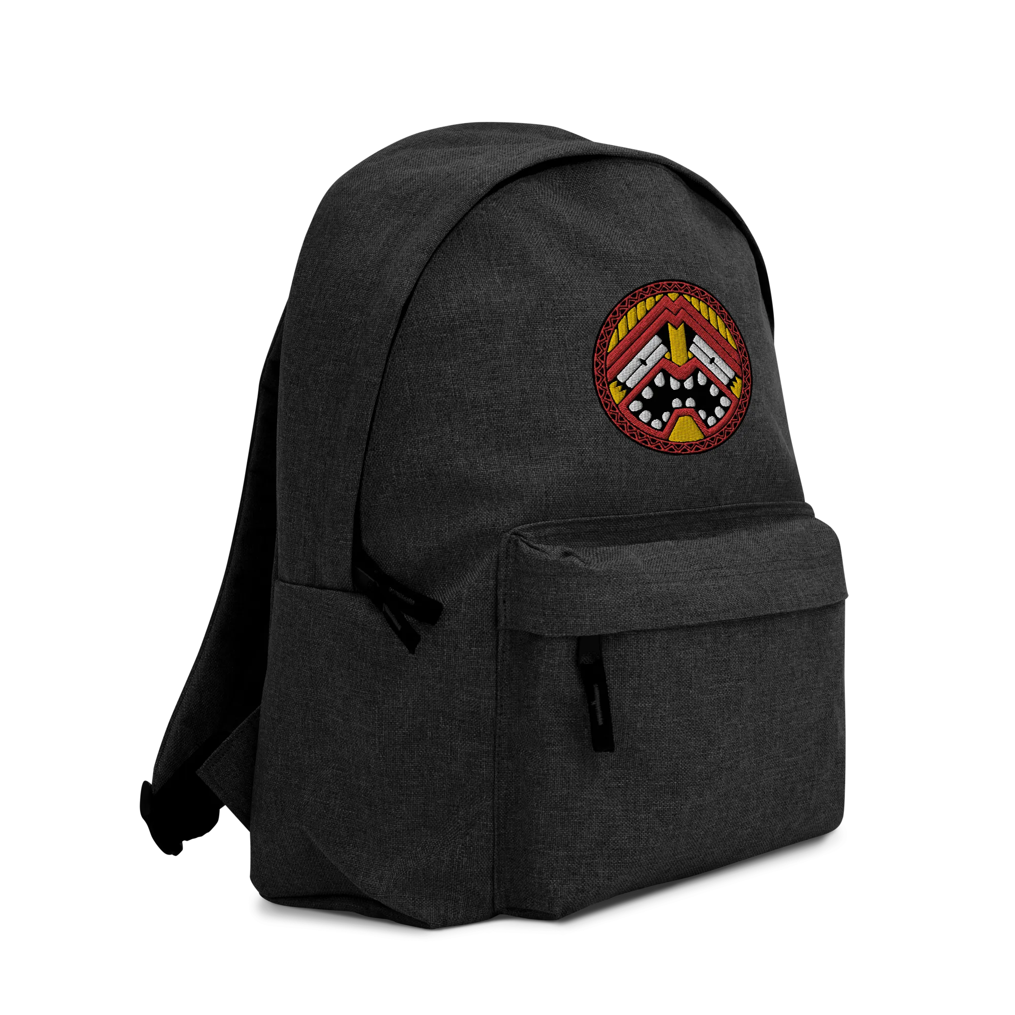 Tiki Face One Embroidered Backpack