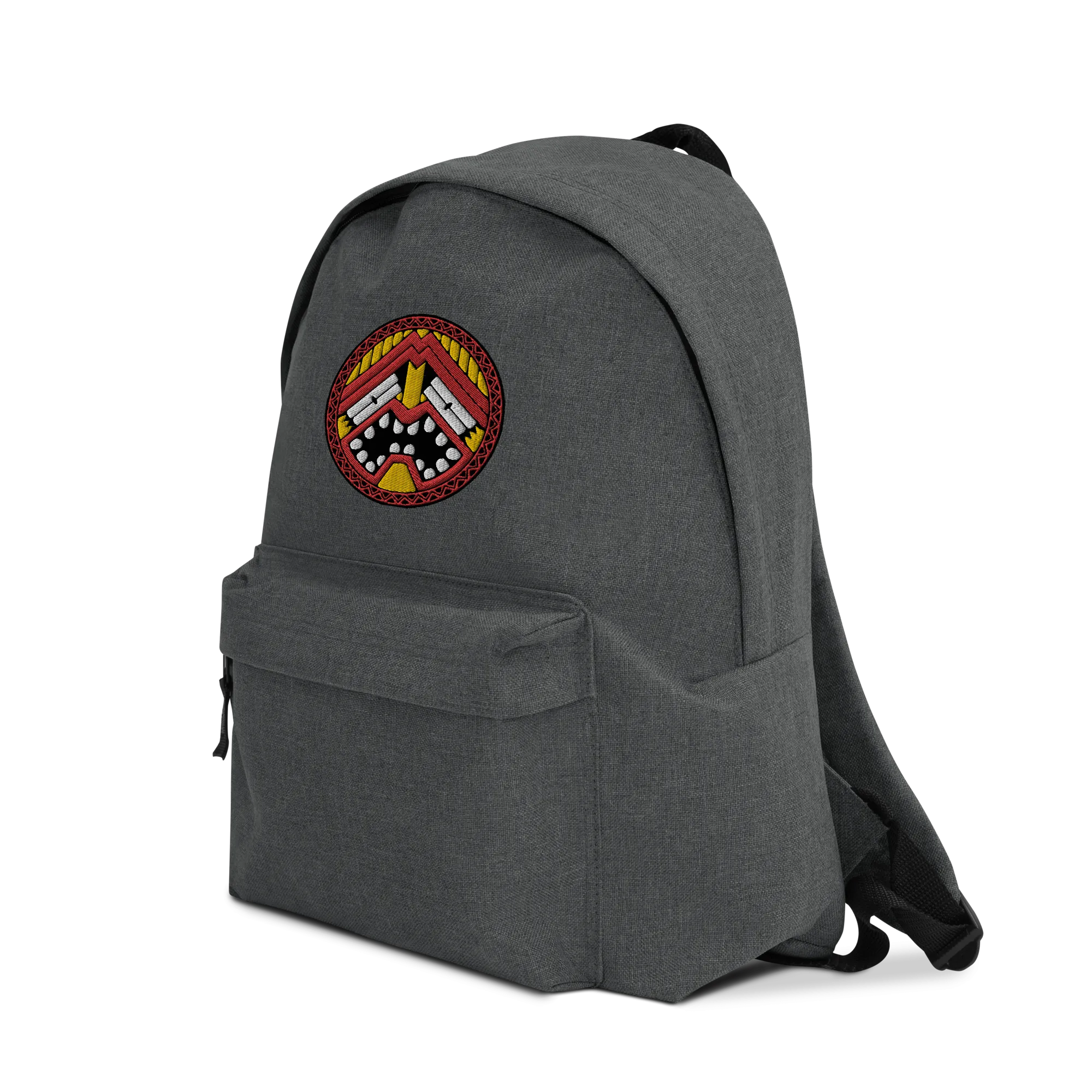 Tiki Face One Embroidered Backpack