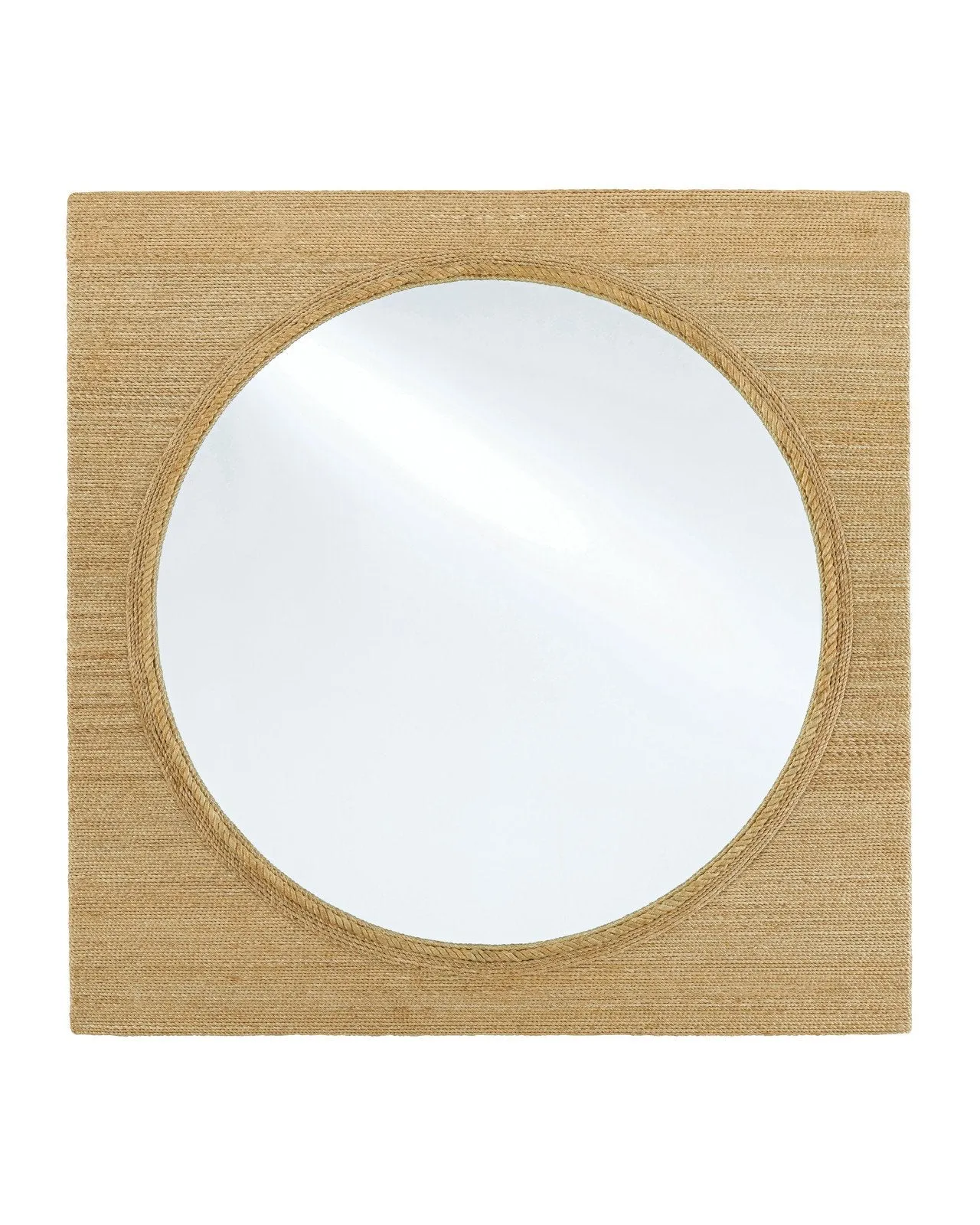 Tisbury Large Square Rope Mirror