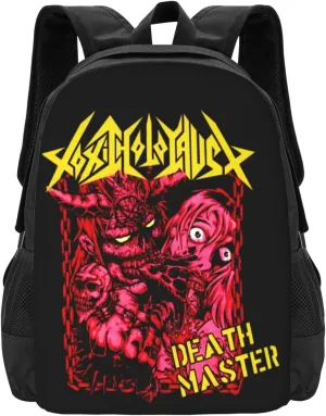 Toxic Musics Holocaust Backpack Large Capacity Leisure Travel Backpack Book Bag Outgoing Daypack 12.5x5.5x16.5 inch