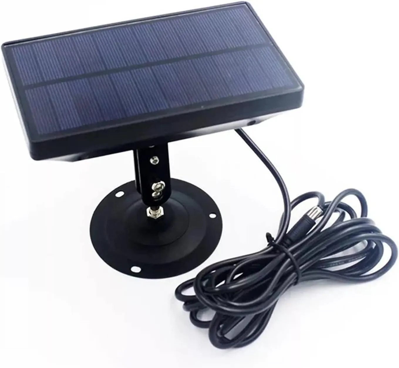 Trail Camera Solar Panel Outdoor Hunting Camera Solar Panel 1800mah 9V Waterproof Charger Battery for Ordinary Trail Camera Excluding 2G 3G WiFi Camera (Color : Black) (Black)