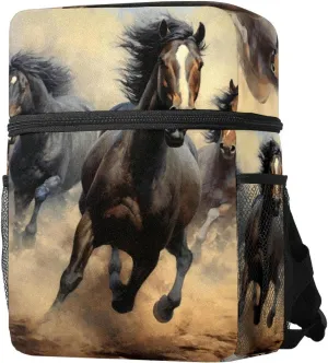 Travel Backpack,Work Backpack,Back Pack,Running Horse Prairie Animal,Backpack