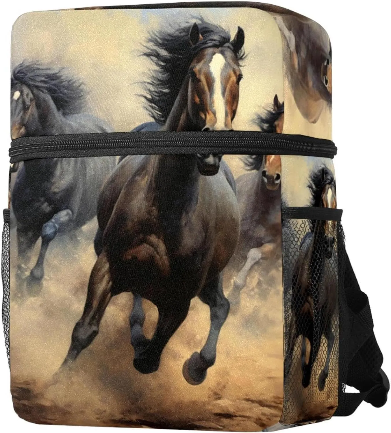 Travel Backpack,Work Backpack,Back Pack,Running Horse Prairie Animal,Backpack