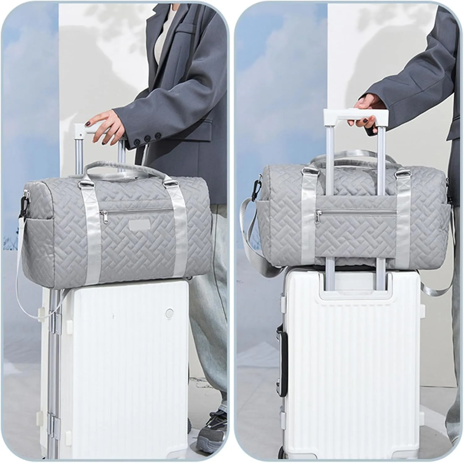 Travel Bag Practical Fitness Bag Gym Bag Sport Bag Mummy Bag Large Capacity Overnight Bag Stylish Training Bag Baby Bag