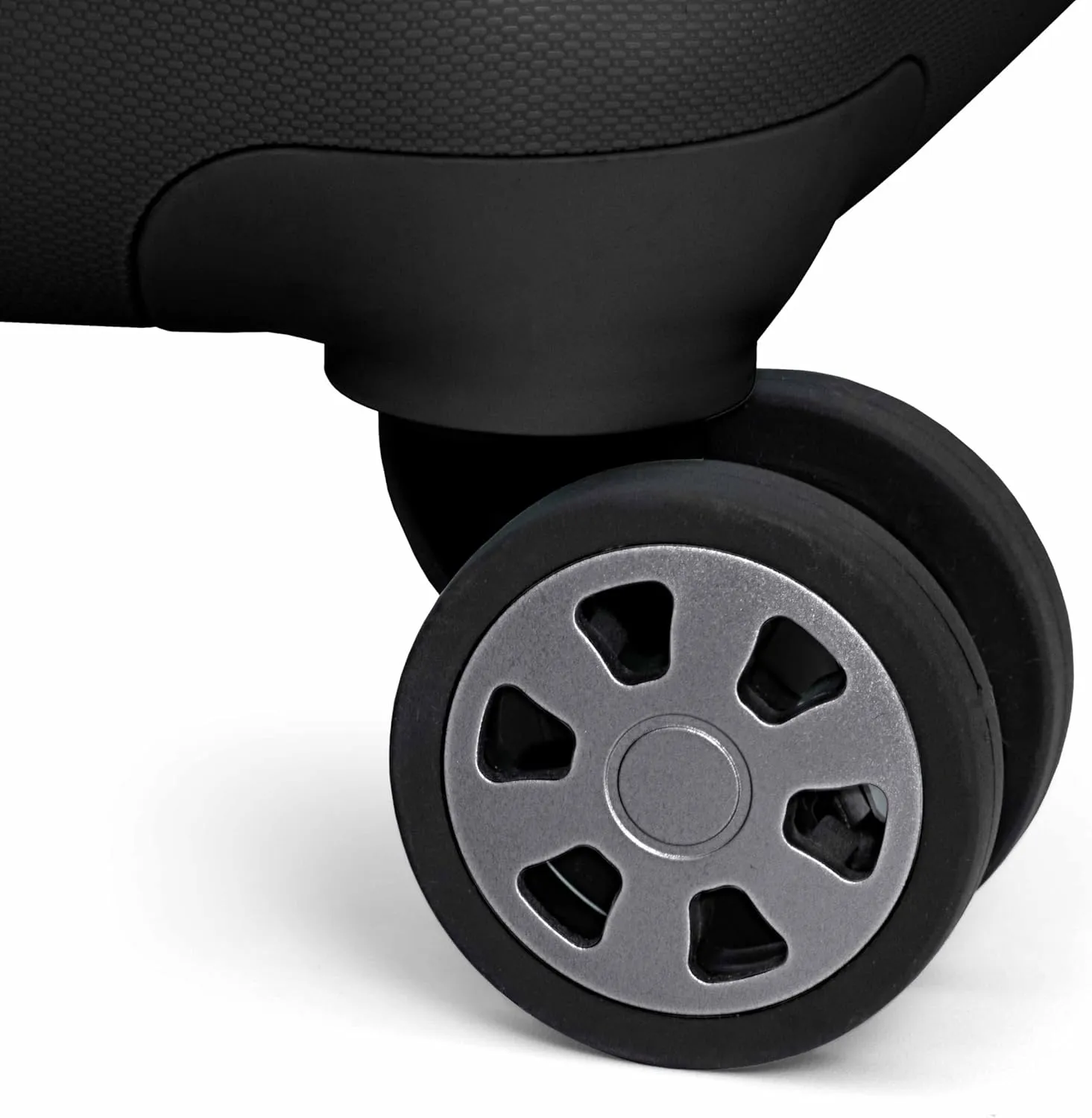Traveler's Choice Pagosa Indestructible Hardshell Expandable Spinner Luggage, Black, Carry-on
