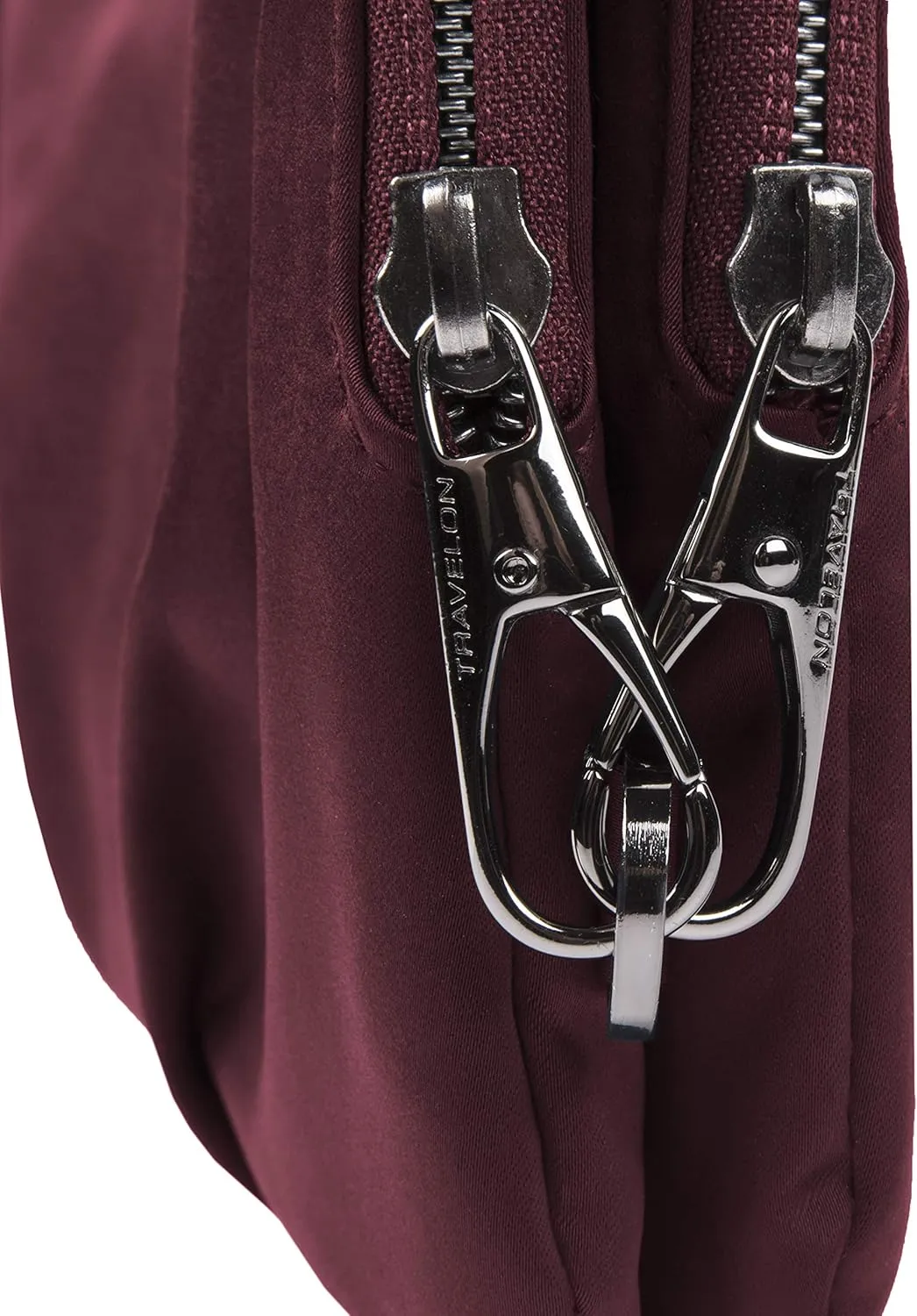 Travelon Anti-Theft Parkview Double Zip Crossbody Clutch