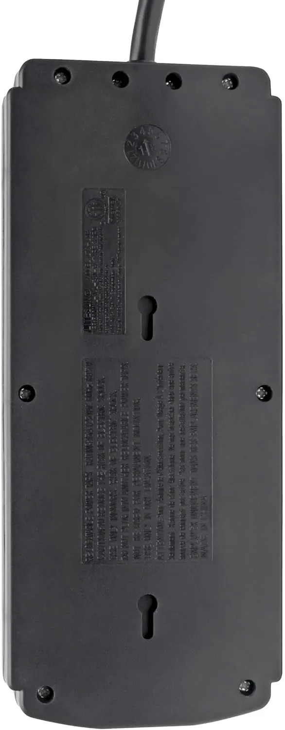 TRIPP LITE USB Charging Computer Surge Protector (TLP88TUSBB) - Black