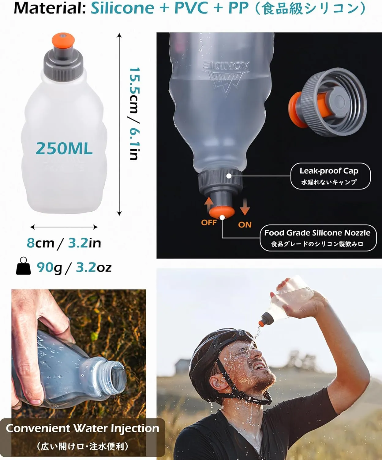 TRIWONDER Running Hydration Vest 5.5L 5L Water Pack Backpack for Women Men Runner Trail Race Marathon Cycling Hiking Jogging