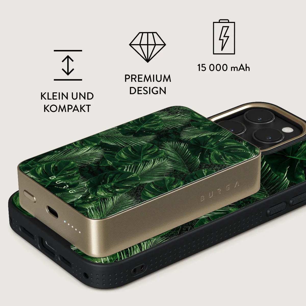 Tropical Garden - Magnetic Powerbank
