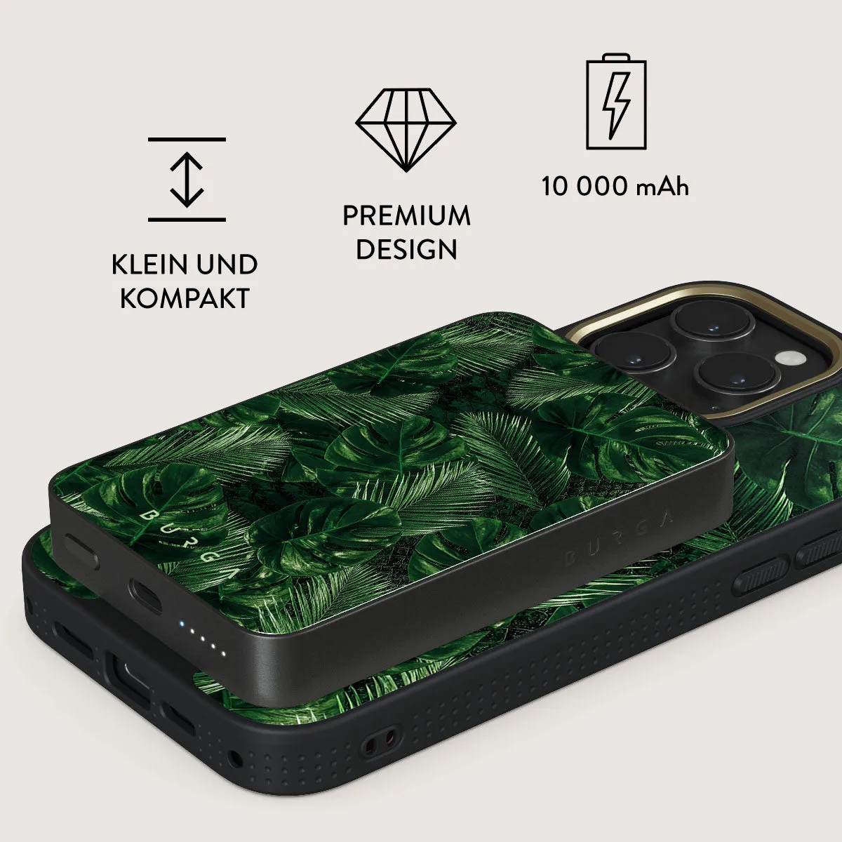 Tropical Garden - Magnetic Powerbank