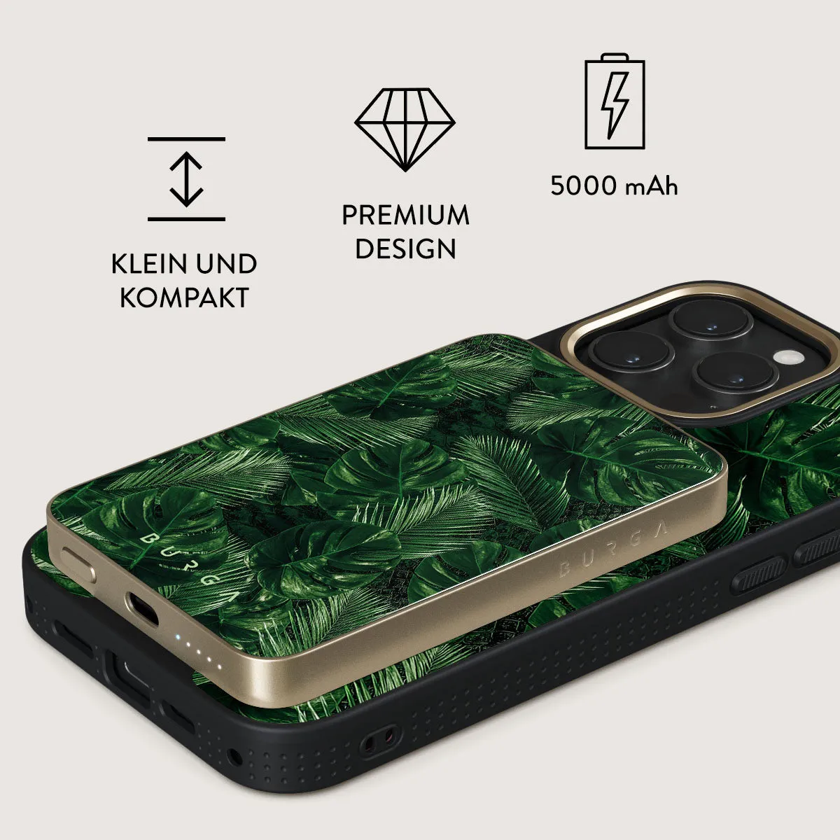 Tropical Garden - Magnetic Powerbank