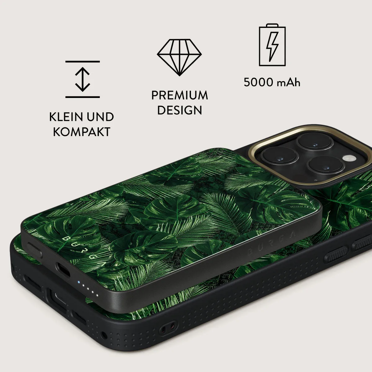 Tropical Garden - Magnetic Powerbank