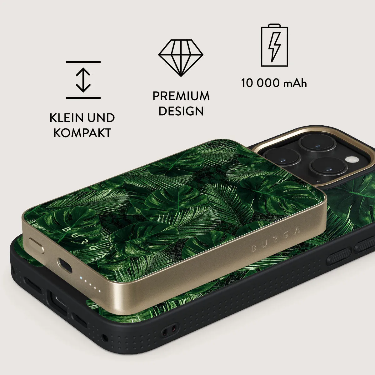 Tropical Garden - Magnetic Powerbank